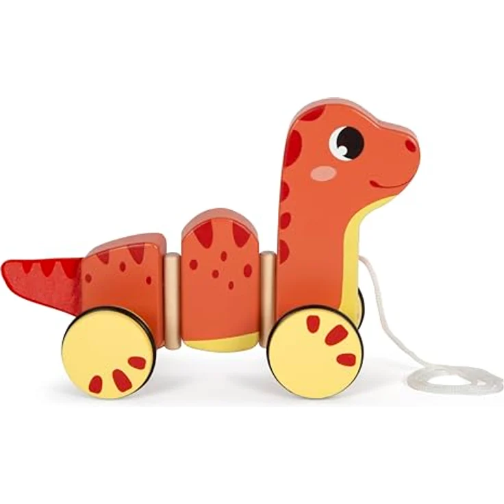 Small Foot Pull-Along Toy "Dino", Babyspielzeug mit niedlichem Dino-Design – Bild 2