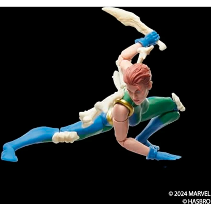 Marvel Legends Series Marrow Action-Figur, 15 cm Premium-Figur mit 4 Accessoires und Build-A-Figure Elementen, inspiriert von den X-Men Comics – Bild 5