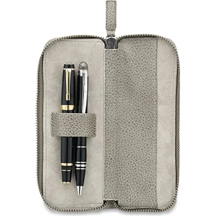 Picard POUCH Damen Schreibgeräteetui aus genarbtem Rindsleder, mit Reißverschluss, 7x18x2cm, Business/Alltag – Bild 3