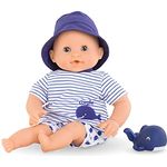 Corolle - Meine erste Puppe, Babybadezimmer, 30 cm, ab 18 Monaten, mit Badespielzeug Wal, 9000100670