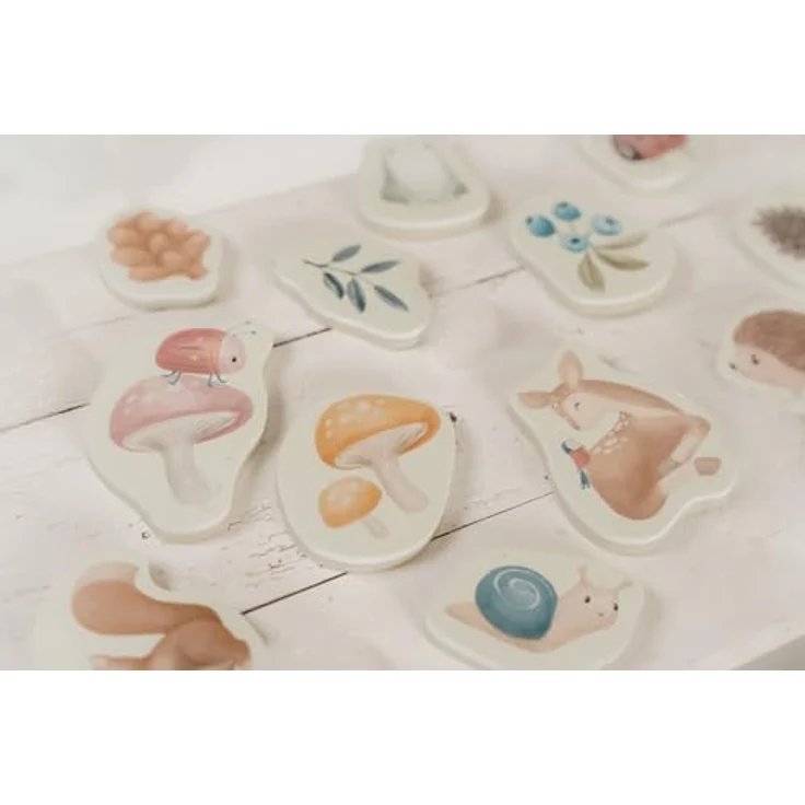 Little Dutch Forest Friends Bath Foam Figures, Schaumstoffaufkleber für die Badewanne, 16 Stück, fördert Kreativität und motorische Fähigkeiten, geeignet für Kinder ab 10 Monaten – Bild 4