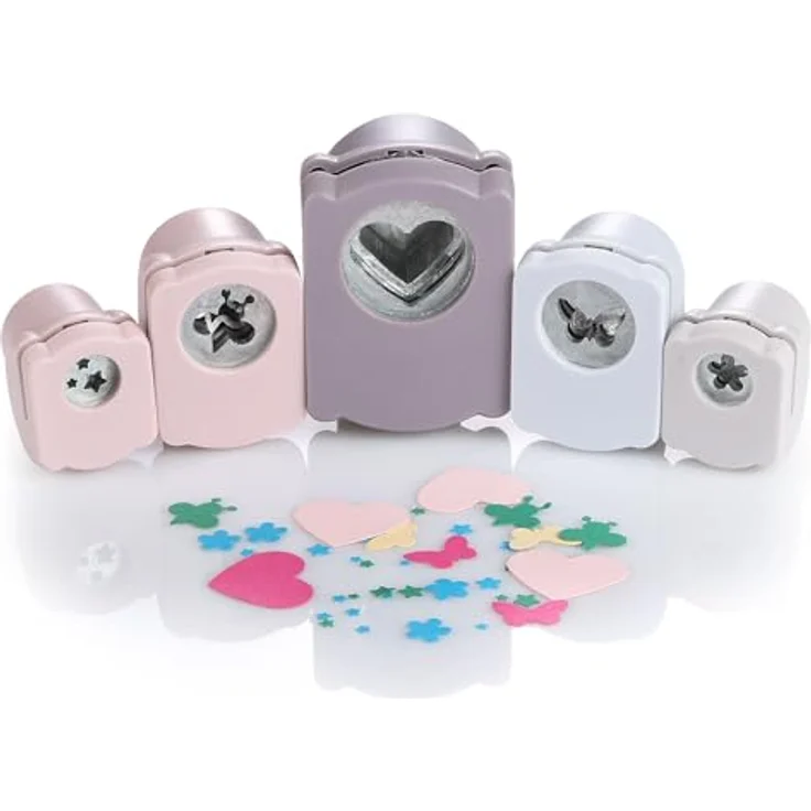 Lulubug Stanzer Set, 5 Motivstanzer "Tiere", 3 Größen | stabiler Ausstanzer für Papier bis 250 GSM, ideal für Scrapbooking, DIY, Einladungen – Bild 2