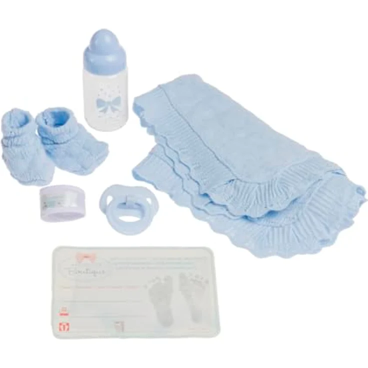 JC TOYS - „Newborn“-Babypuppe, blau (18054) – Bild 4