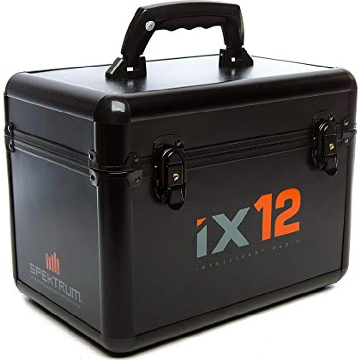 Spektrum iX12 Air Transmitter Gehäuse für ferngesteuerte Fahrzeuge, schwarz – Bild 1