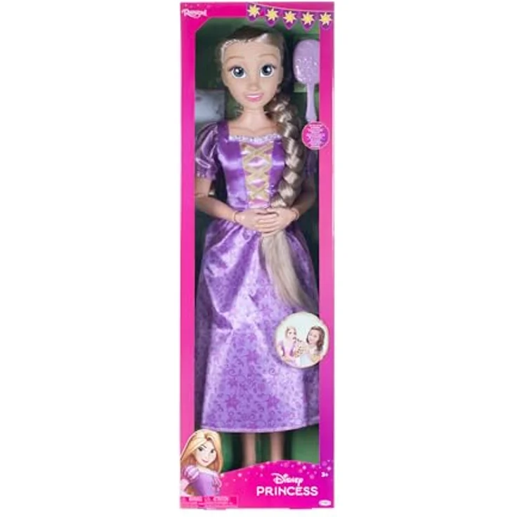 Jakks Pacific Disney Princess Rapunzel Playdate Puppe, ca. 80 cm, magische Abenteuerfigur – Bild 1