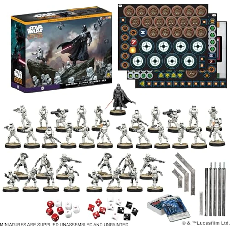 Atomic Mass Games SW Legion Empire Starter Set, Miniaturenspiel mit 37 hochdetaillierten Figuren, mehrsprachig (FR-DE-EN-ES) – Bild 8