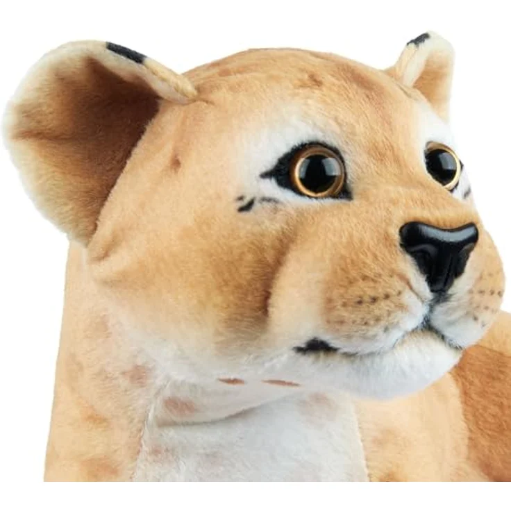 BRUBAKER Löwin Kuscheltier, 30 cm Stofftier Löwe, braun, hochwertiger Plüsch, pflegeleicht, ideal als Geschenk für Kinder – Bild 5