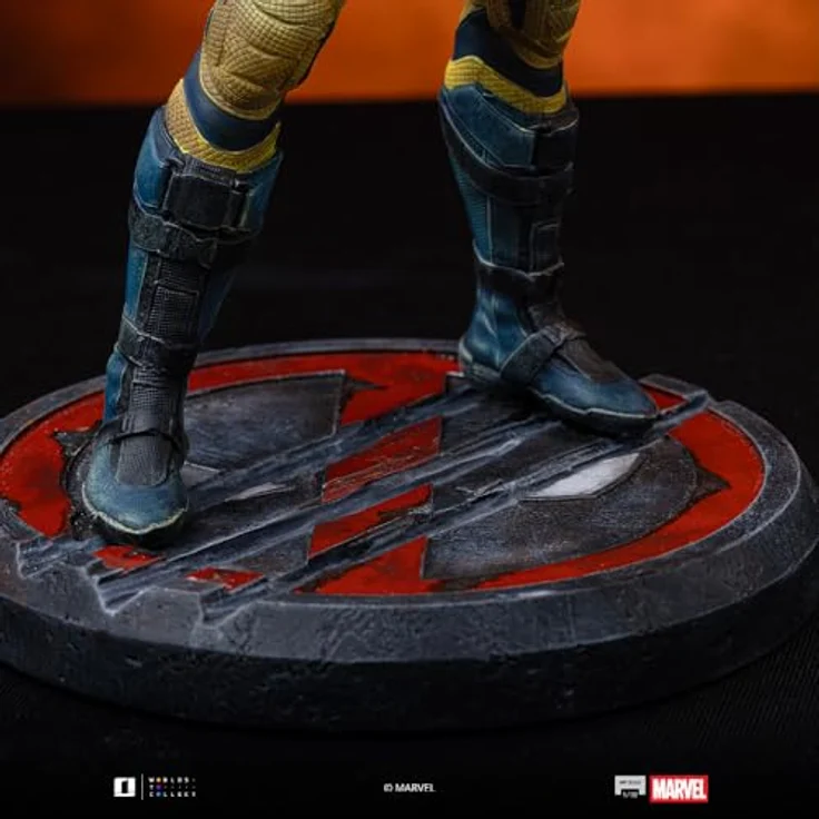 Iron Studios Deadpool 3 Art Scale Statue 1/10, Wolverine & Headpool, 22 cm, offiziell lizenziert aus Resin – Bild 5