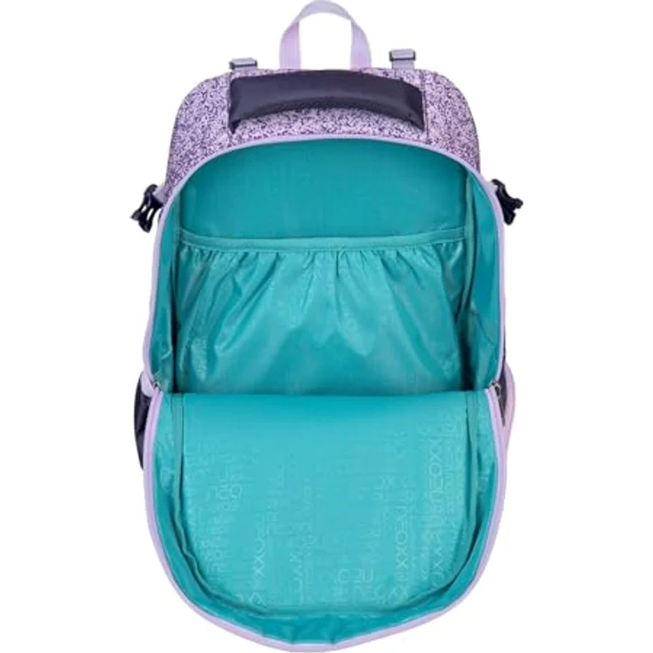 neoxx Active Pro Schulrucksack Glitterally Perfect, 31 x 45,5 x 21 cm, bequem einstellbares Tragesystem, ideal für Schulmaterial – Bild 5