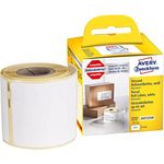 AVERY Zweckform AS0722430 Dymo LabelWriter Versandetiketten kompatibel zu S0722430 (54x101mm, 1 Rolle|220 Paketaufkleber, selbstklebend, für LW Dymo Etikettendrucker/Beschriftungsgerät/Etikettenband)