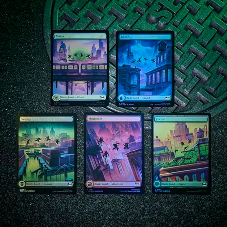 Magic: The Gathering Teenage Mutant Ninja Turtles Bundle, 9 Play-Booster und exklusive Foilkarte mit alternativer Illustration, englische Version – Bild 6