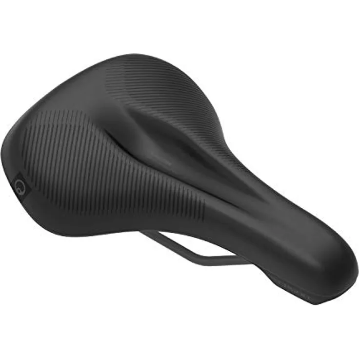 Ergon – ST Core Evo Fahrradsattel | Trekking, Touring | Männer | Medium-Large | Schwarz-Grau
