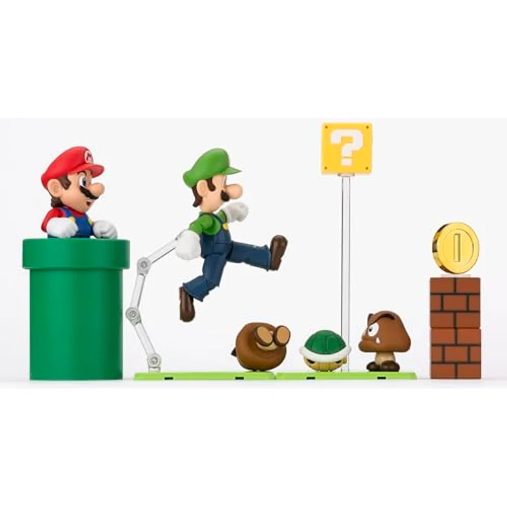 Bandai S.H.Figuarts Actionfiguren-Zubehör Super Mario, Playset für kreative Inszenierungen von Sammelfiguren – Bild 6