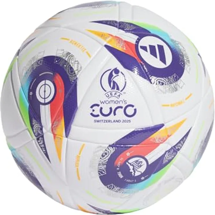 adidas Unisex-Erwachsene SS EURO25 L Fußball, 100% Gummi, Nahtlose TSBE-Konstruktion
