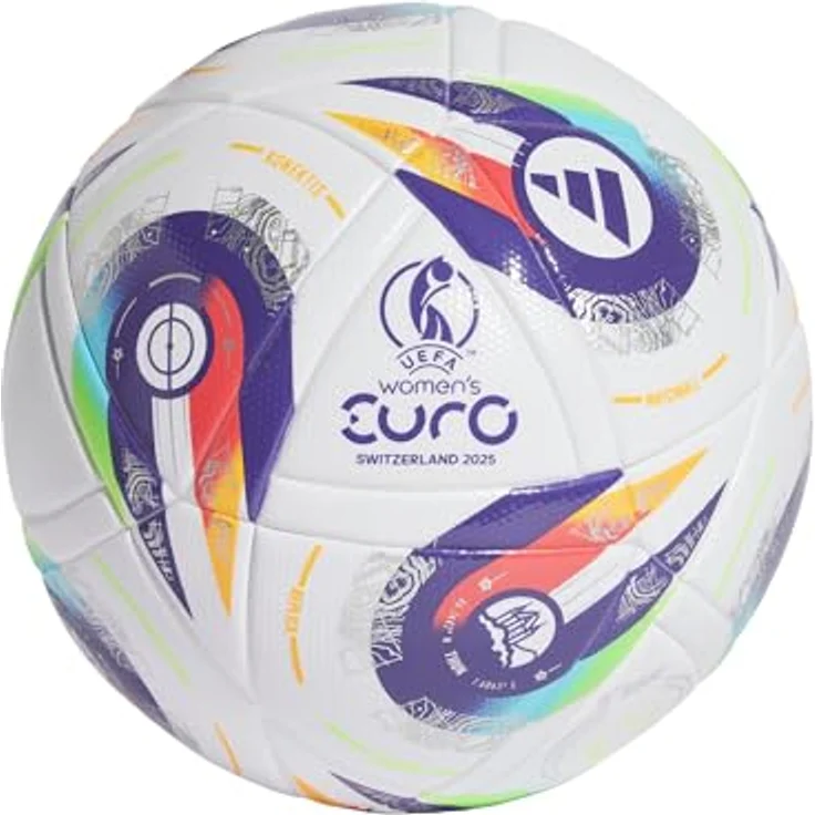 adidas Unisex-Erwachsene SS EURO25 L Fußball, 100% Gummi, Nahtlose TSBE-Konstruktion – Bild 1