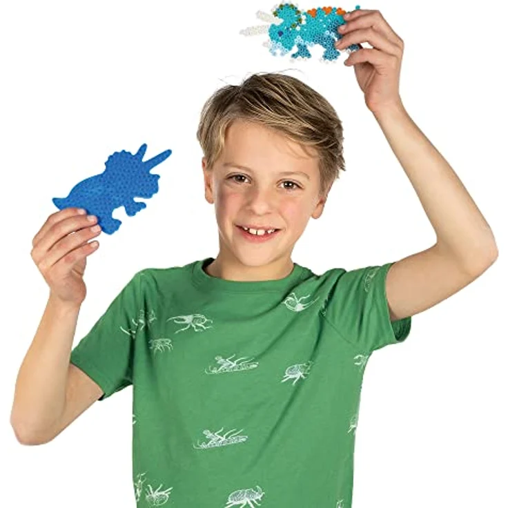 SES 06405 Green Beedz-Bügelperlenset Triceratops-Dino – Bild 2
