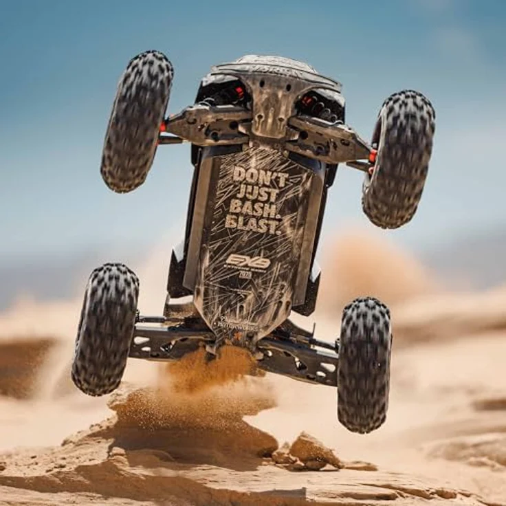 Arrma RC-Monstertruck Kraton 4X4 8S BLX Brushless RTR, Ferngesteuertes Auto, 1:5, mit EXtreme Bash Teilen, Farbe: EXB-Design - Preisvergleich – Bild 4