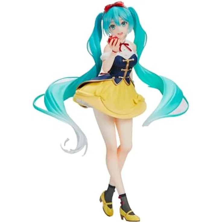 Taito Hatsune Miku PVC Statue, Wonderland Snow White, 18 cm, offizielles Lizenzprodukt mit Standfuß