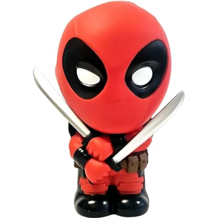 Monogram Spardose Deadpool 20 cm, offizielle Marvel Lizenzfigur aus PVC