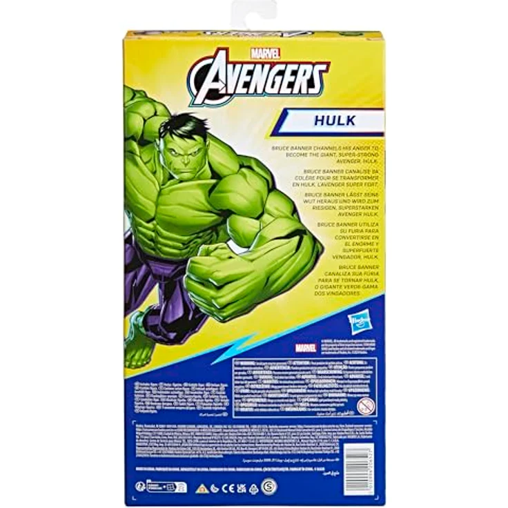 Marvel Avengers Titan Hero Serie Blast Gear Deluxe Hulk Action-Figur, 30 cm groß, kompatibel mit Blast Gear Blastern, grün, für Kinder ab 4 Jahren – Bild 4