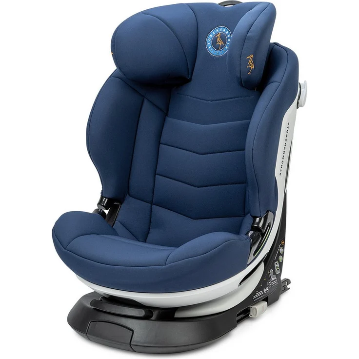 Storchenmühle Niki next, mitwachsender Autokindersitz für Kinder von 100 bis 150 cm, i-Size, sicher und bequem, drehbar zur Seite