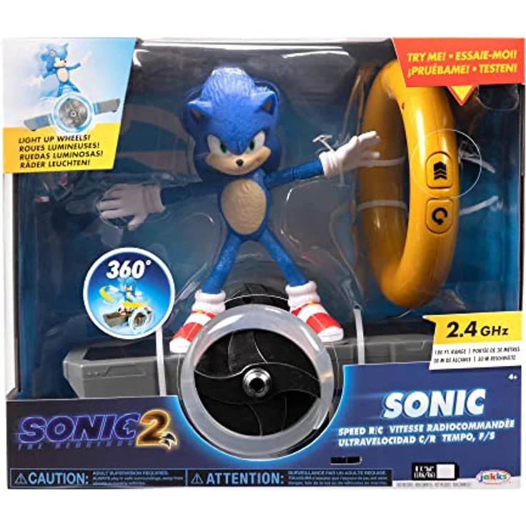 SEGA Sonic Movie Speed Ferngesteuertes Fahrzeug blau – Bild 6