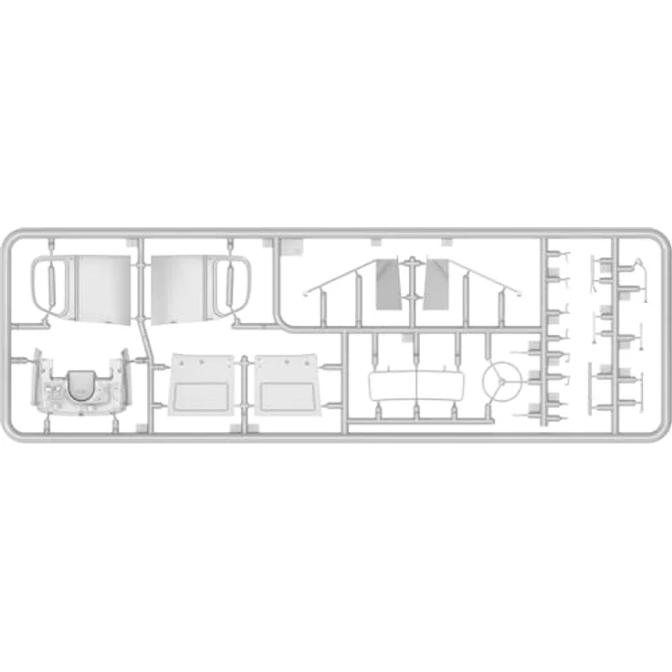 Mini art G7107 Cargo Truck 1,5t 4x4, Maßstab 1:35 mit Holzaufbau und zwei Soldatenfiguren – Bild 2
