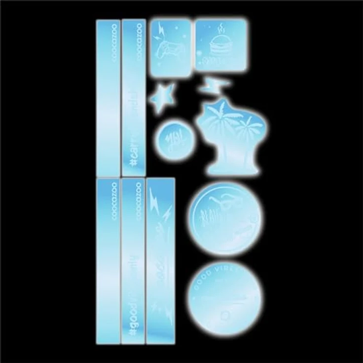 coocazoo Reflektierendes Sticker-Set "Blue" – Bild 2