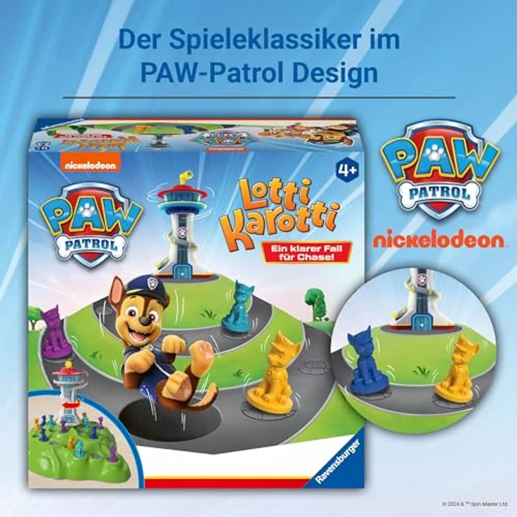 Ravensburger 22372 - PAW Patrol Lotti Karotti, Spiele-Klassiker mit den Serienhelden aus PAW Patrol, für 2 bis 4 Kinder ab 4 Jahren – Bild 3