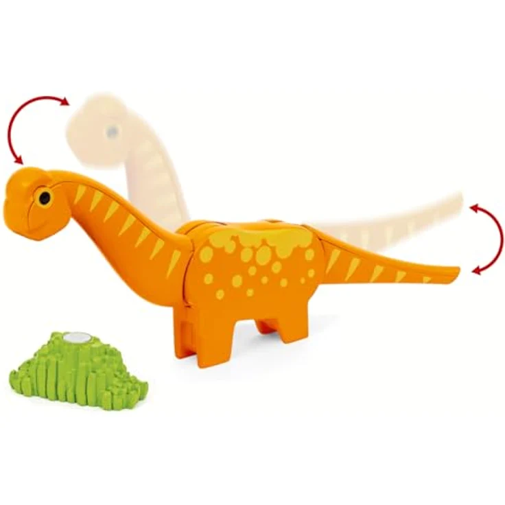 BRIO® Dinosaurier Bahn Set, Spielzeug-Eisenbahn mit 12 Teilen, inklusive Brachiosaurus-Figur und Holzschienen, FSC® zertifiziert – Bild 8