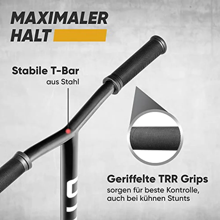 Apollo Stunt Scooter - Star Pro | HighQuality eloxierter Profi Stuntroller | Kinder, mit ABEC 9 Kugellagern, 100mm Wheels | Stunt Scooter Erwachsene Version |Trick Roller für Teenies – Bild 2