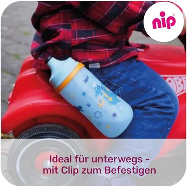 nip Straw Cup gelb PP 330 ml Giraffen Girl – Bild 7