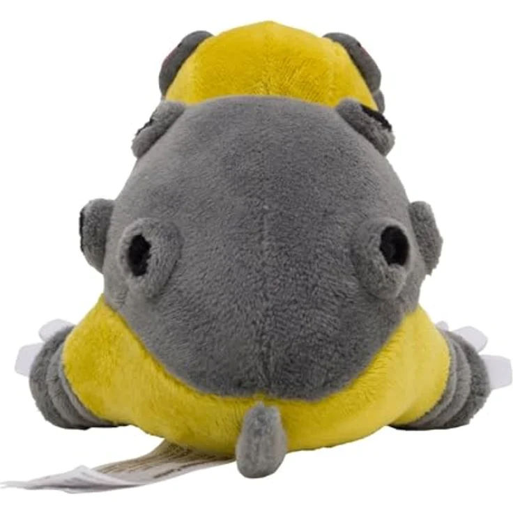 Tinisu Pokemon Hippoterus Kuscheltier, 16 cm Plüschtier Hippowdon mit Mikroperlen zum Sitzen, handgefertigt – Bild 2