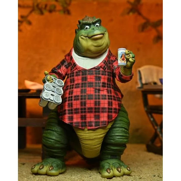 NECA Actionfigur Dinosaurs, Die Dinos, mit viel Zubehör in Fensterbox, Größe ca. 18 cm – Bild 7