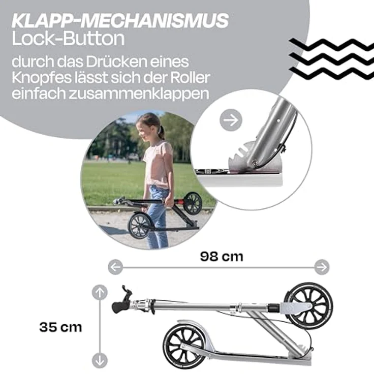Scooter NL 205 Deluxe silber – Bild 4