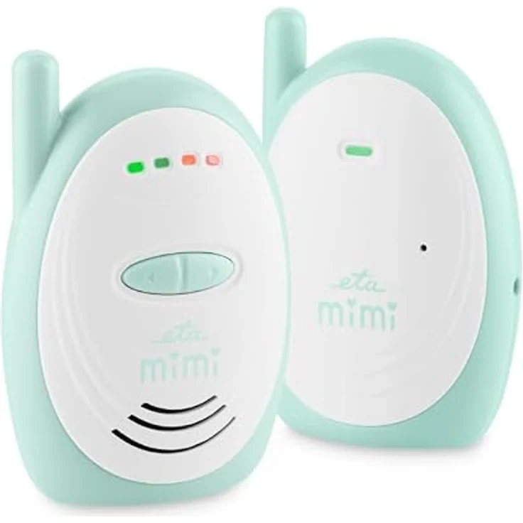 ETA Mimi 8306 90000, Audio-Babyphone mit 2,4 GHz FHSS-Technologie, LED-Anzeigen, Reichweite bis 300 m, Einwegkommunikation, schwaches Signal & Batterieerkennung – Bild 1
