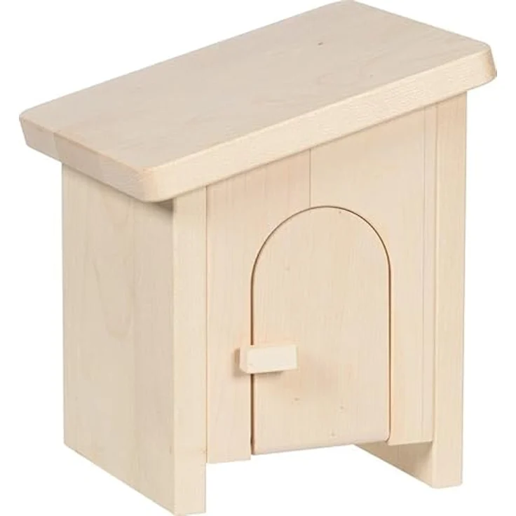 Holztiger Kleiner Stall, aus Holz gefertigt, vielseitig nutzbar für Hühner und Hasen, hergestellt in Europa – Bild 4