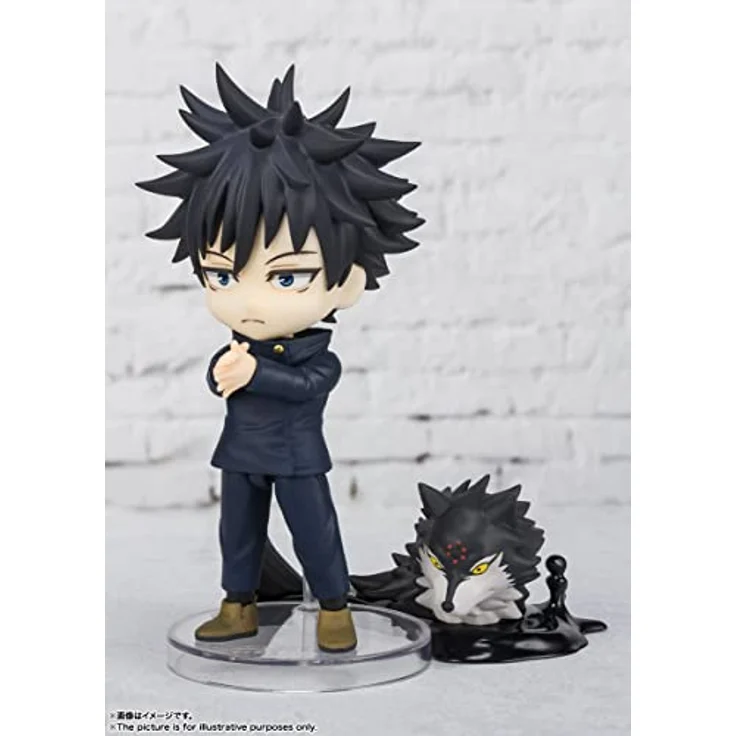 BANDAI Jujutsu Kaisen Figuarts mini Megumi Fushiguro, Gelenkfigur in Fenster-Kasten-Verpackung, ca. 10 cm hoch – Bild 1