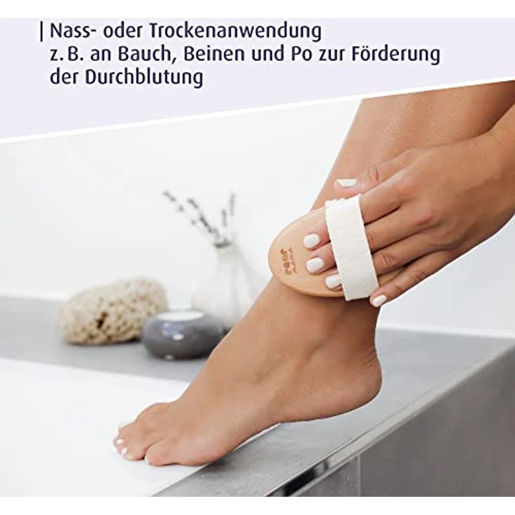 reer mama Massagebürste, sanfte Trockenbürste für den Babybauch – Bild 5