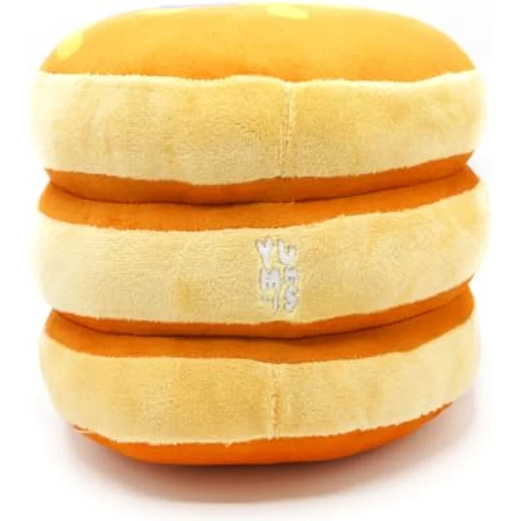 Joytoy Yummies Blooby der Pancake Plüsch, supersoftes Kuscheltier mit Kawaii-Gesicht, grün, 19x19x16 cm – Bild 2
