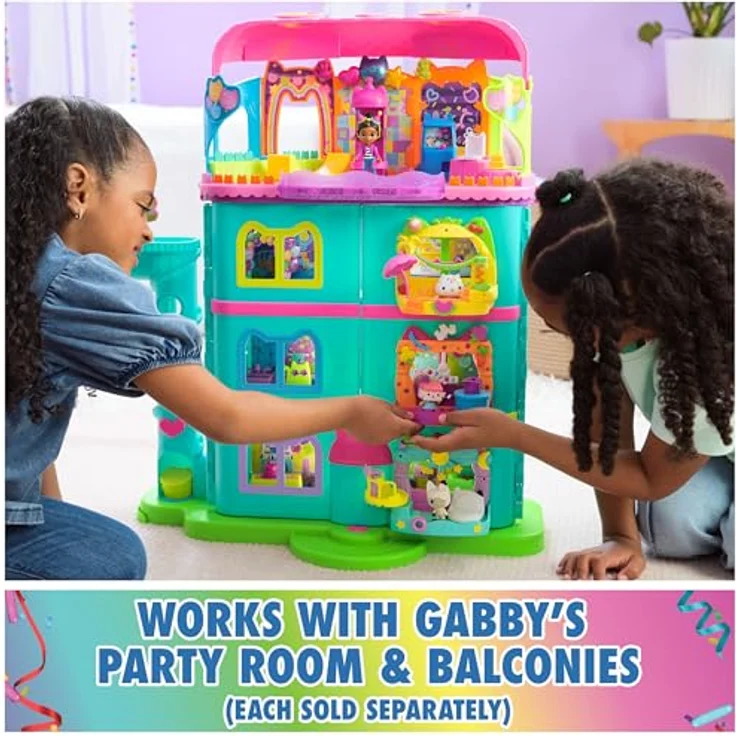 Spin Master Spielwelt Gabby's Dollhouse – Gabby's Purrfect Puppenhaus (Celebration) – Bild 7