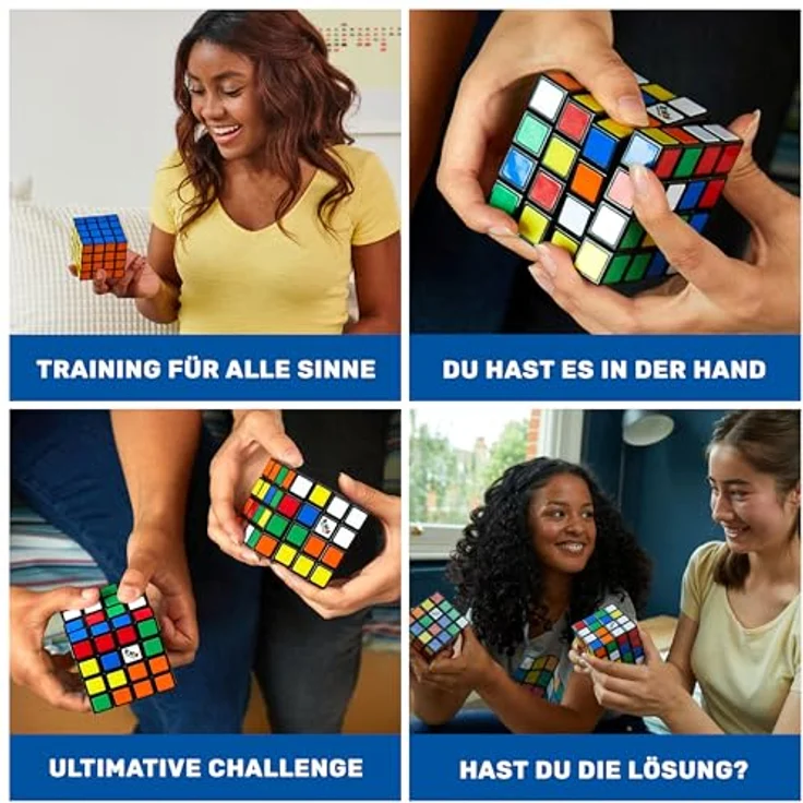 SPIN MASTER Rubik’s 4x4 Master, Geschicklichkeitsspiel mit verbessertem Mechanismus und langlebigen farbigen Steinen, mehrfarbig – Bild 5