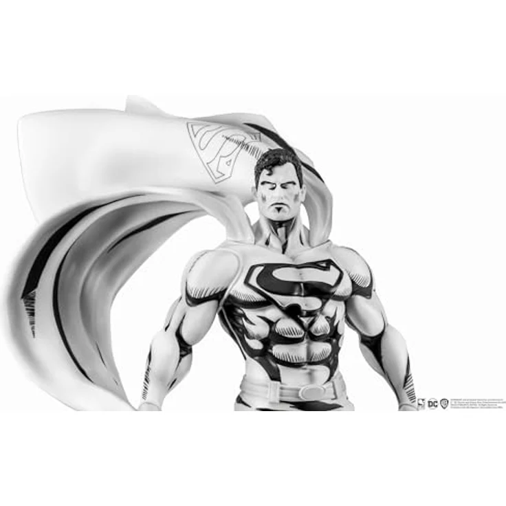 Pure Arts Batman PX PVC Statue 1/8 SDCC 2024, Superman Black & White Version, 30 cm mit ansprechender Base – Bild 6