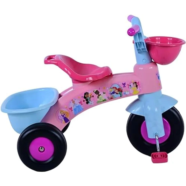 Volare Dreirad Disney Prinzessin Mädchen Rosa, 1-3 Jahre, Max. 25 kg, Praktischer Korb, tragfähig – Bild 3