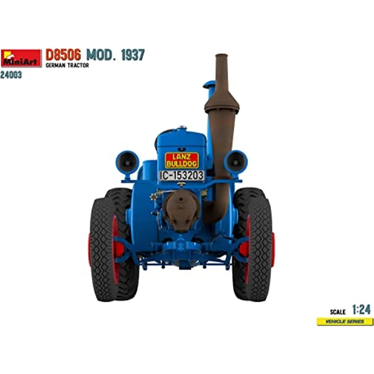 Mini art D8506 Ackerschlepper Modell 1937, Standmodell im Maßstab 1:24 mit detailreichen Gravierungen und Photoätzteilen – Bild 9