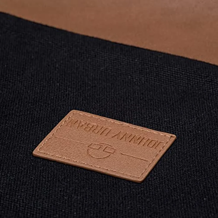 Johnny Urban Turnbeutel Damen & Herren Schwarz - Luke - Beutel Rucksack mit Kordelzug - Baumwoll Canvas - Kleine Innentasche für Wertsachen – Bild 5
