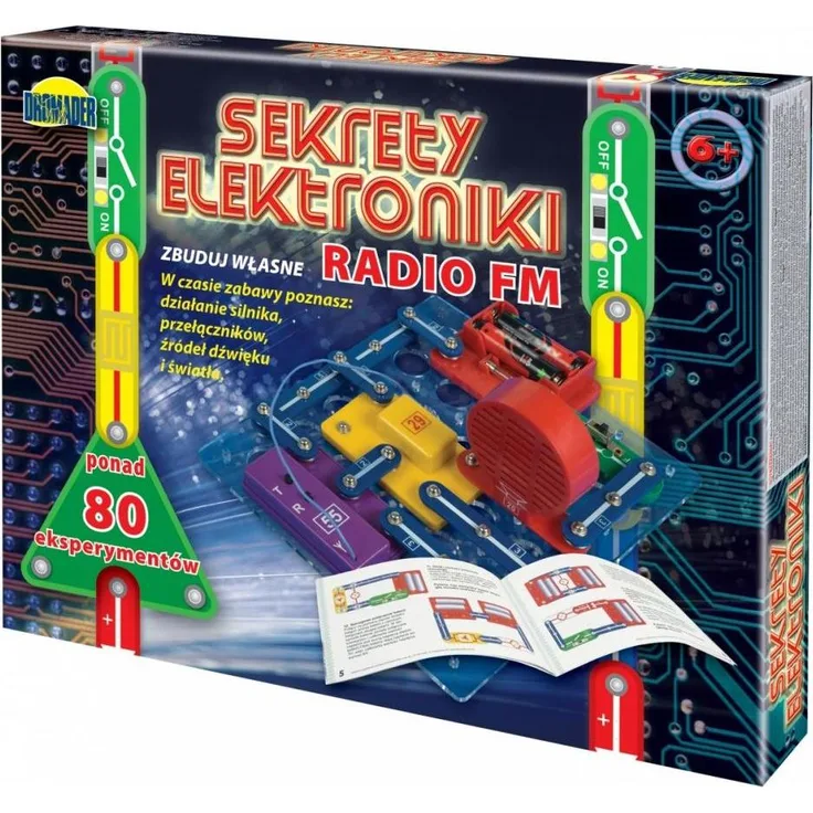 Dromader Elektronische UKW-Radio-Geheimnisse, Experimentierkasten zur Erstellung eigener elektronischer Geräte