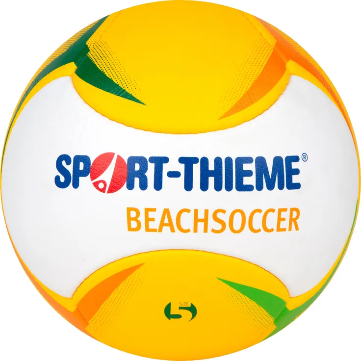Sport-Thieme Beachsoccer-Ball, gelb, handgenäht, weiche Oberfläche, minimale Wasseraufnahme