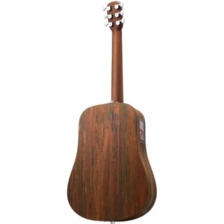 LAVA Musik Elektroakustische Gitarre, rechts (LVS36N) Fichte – 91,4 cm Holzmaserung, Braun & Burlywood, mit Lite-Tasche – Bild 4