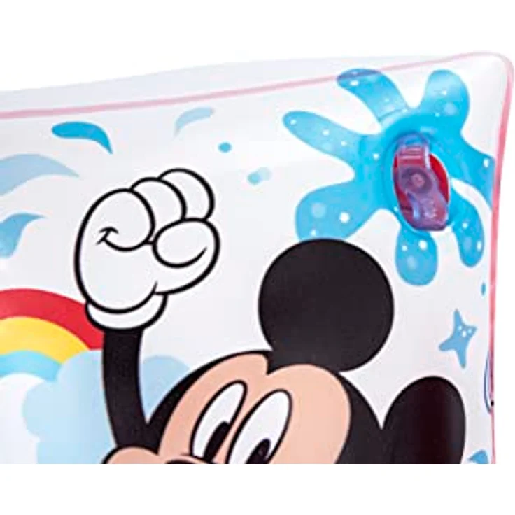 Bestway Disney Junior Schwimmflügel Mickey Mouse Clubhouse, 3-6 Jahre, strapazierfähiges PVC, 2 Luftkammern, blau – Bild 5